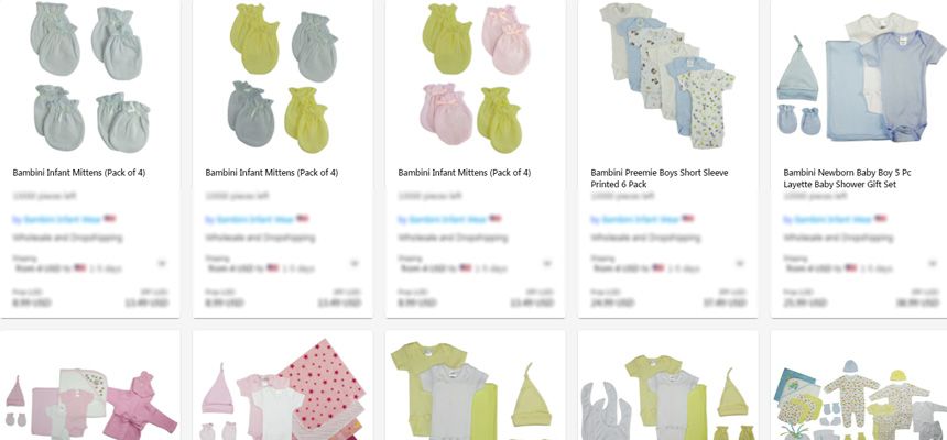 Baby Products on Syncee Marketplace