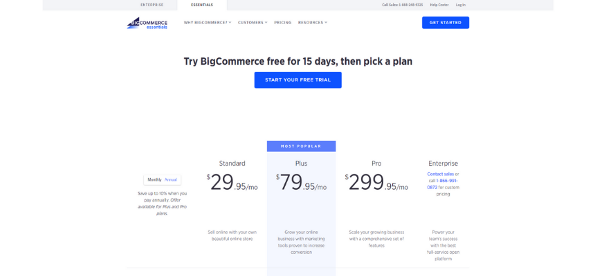 BigCommerce árai