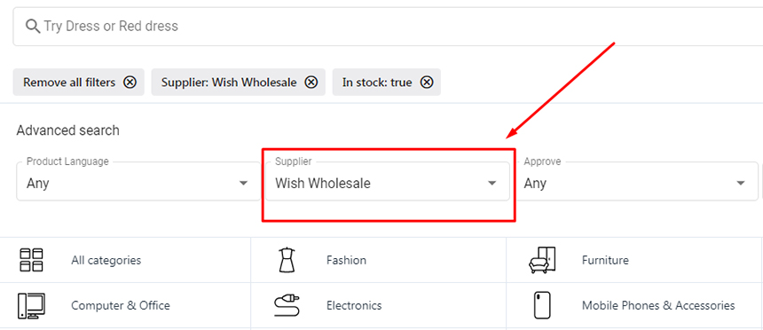 Find Wish Wholesale on Syncee Marketplace