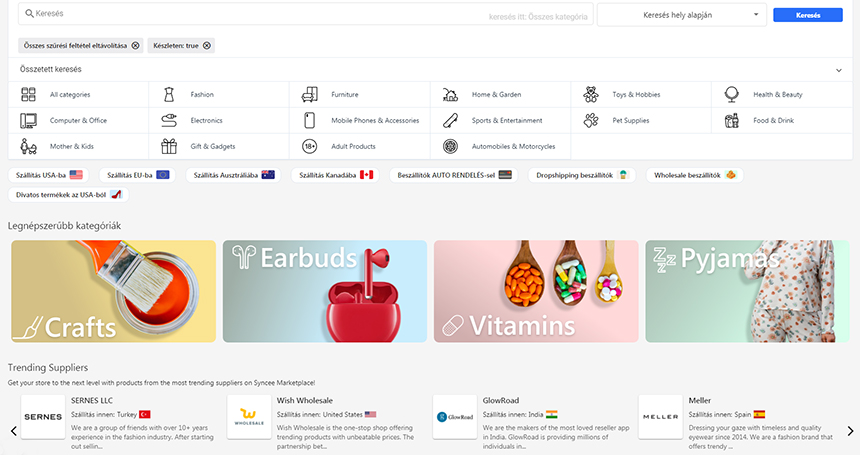 Miért válassz termékeket tömegesen a Syncee Marketplace-ről?