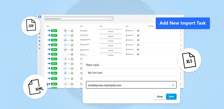 Syncee DataFeed Manager