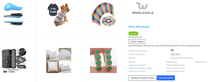 Wish Wholesale on Syncee Marketplace