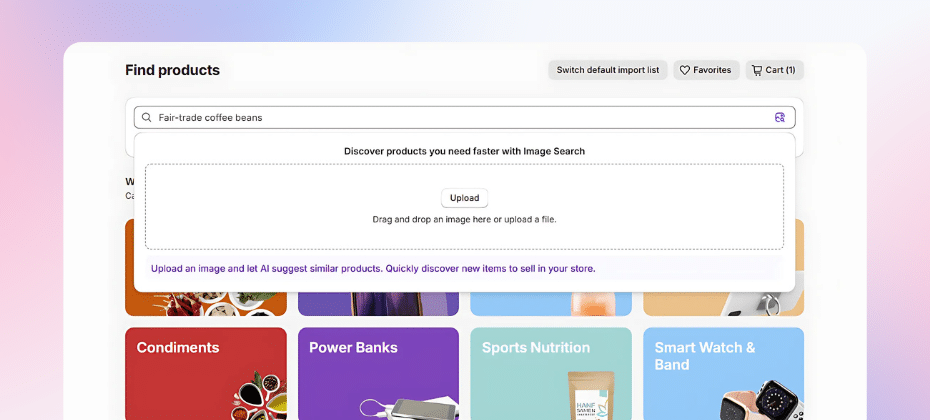 New on Syncee: AI Image Search to Find Products to Sell